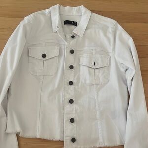 Kut from the Clothe white denim jacket size XL